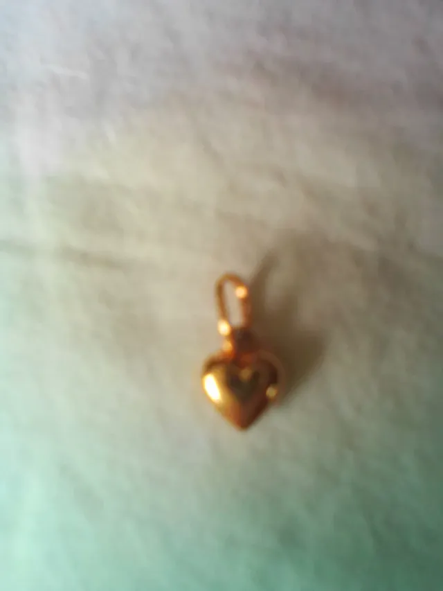 Set Ciondoli Cuore Oro e Argento