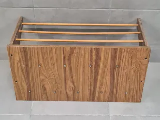 Perchero de madera con 10 ganchos