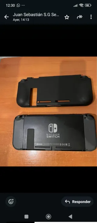 Nintendo Switch Gris y Blanco