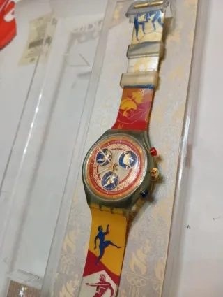 Swatch Olympic Games Chronograph Watch