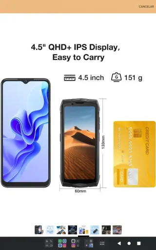 Doogee S Mini Negro 256GB