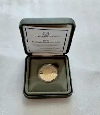 Moneda 2€ Chipre Conmemorativa 2015 Proof