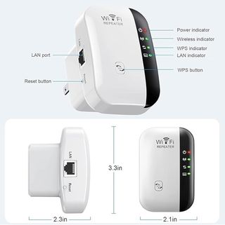 Repetidor Amplificador Señal Wifi 300 mbps BGN