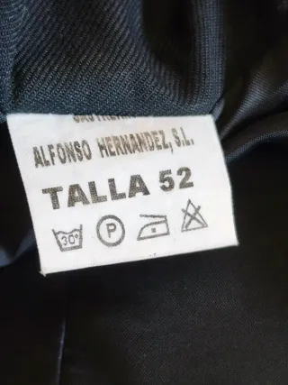 Traje de hombre negro