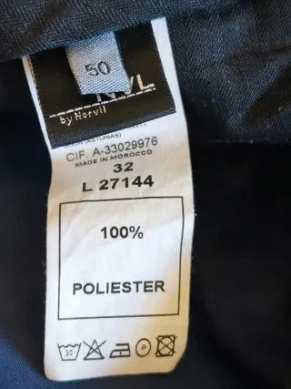 Traje de hombre negro