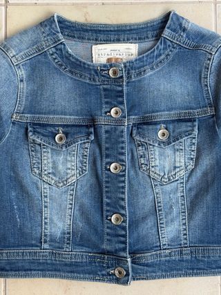 Giacca jeans corta Stradivarius donna