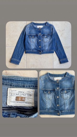 Giacca jeans corta Stradivarius donna