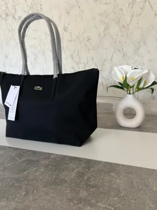 Bolso Lacoste mujer L.12.12 Tote Negro