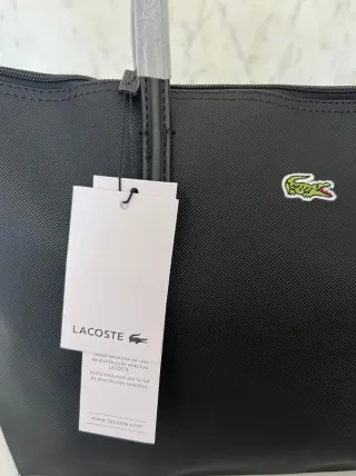 Bolso Lacoste mujer L.12.12 Tote Negro