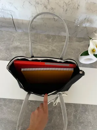 Bolso Lacoste mujer L.12.12 Tote Negro