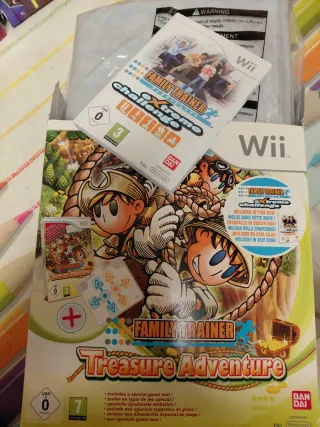 Wii Family Trainer Treasure Adventure + Mat