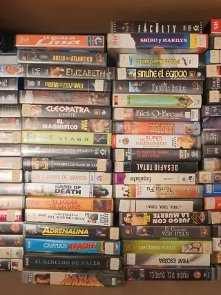 Lote 6 Películas VHS (Español)