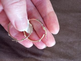 Pendientes Aro Oro 14 k