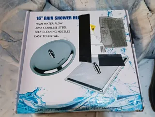 Cabezal Ducha Lluvia Cuadrado 40x40cm