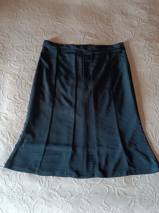 (50) falda tablas corte tulipán mujer nueva