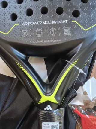 2 Palas Adidas Adipower Multiweight + Bolsas