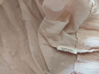 Vestido corto vaporoso rosa M