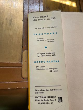 Librode mecánica de automóviles,solo tapa dañada