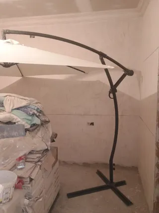 Sombrilla de jardín grande