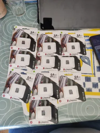 10 Schede Micro SD Kingston 64GB