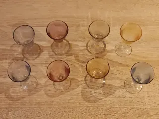 Vasos de licor pequeños de cristal