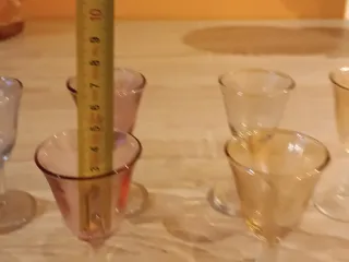 Vasos de licor pequeños de cristal
