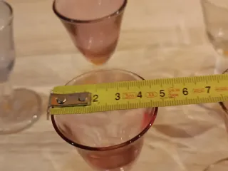 Vasos de licor pequeños de cristal