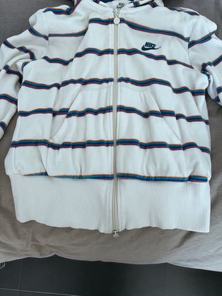 Chaqueta Nike Rayas Vintage terciopelo 2000s