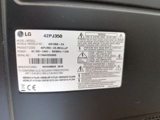 Televisión LG 42 pulgadas averiada