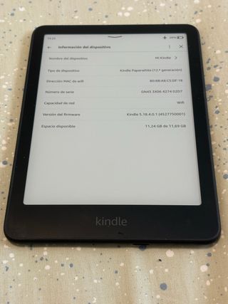 Kindle Paperwhite 12ª Gen Negro