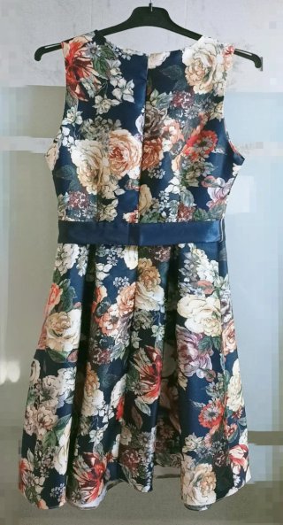 Vestido floral eventos.