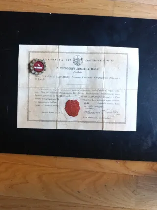 Reliquia con Autentica Clementis Marchisio