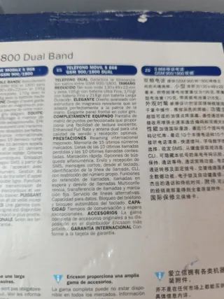 Teléfono Móvil Ericsson S868 Dual Band