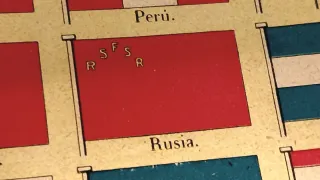 Lámina 1925 Banderas Países
