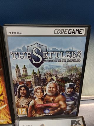 4 videjuegos estrategia PC CD rom