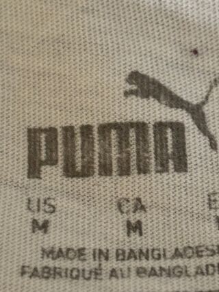 Camiseta Puma Blanca Logo