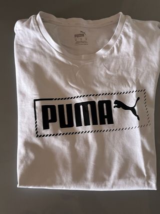 Camiseta Puma Blanca Logo