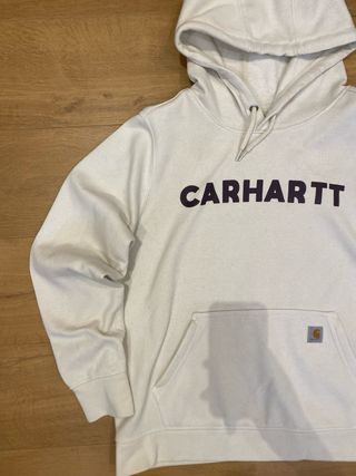 Sudadera Carhartt Blanca Logo Talla M