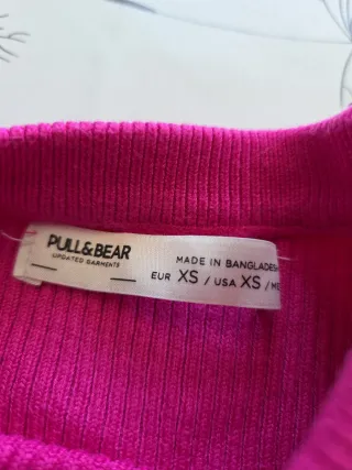 Jersey de punto rosa PULL&BEAR Talla XS