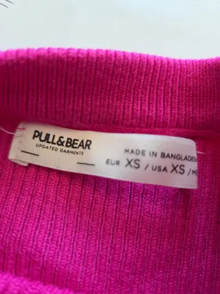 Jersey de punto rosa PULL&BEAR Talla XS