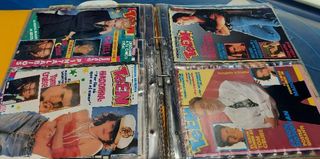 Lote de pegatinas de los 80 - 90's. Super Pop, Super Teen, Tele Indiscreta, Pronto.
