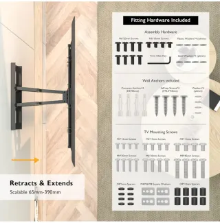 Soporte TV BONTEC 600x400mm, 60kg
