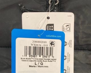 Chaqueta Columbia Negra Talla L Nueva