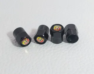 Abarth 4 Tapones de Neumáticos Llantas Ruedas