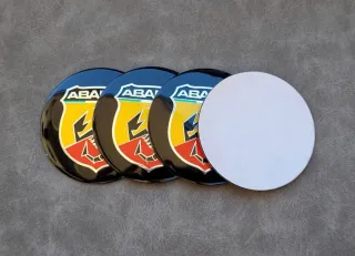 4 Emblemas Abarth para Tapabujes Centro de Llantas