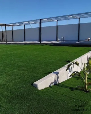 Césped artificial reciclado