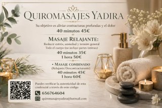 Quiromasajista titulada