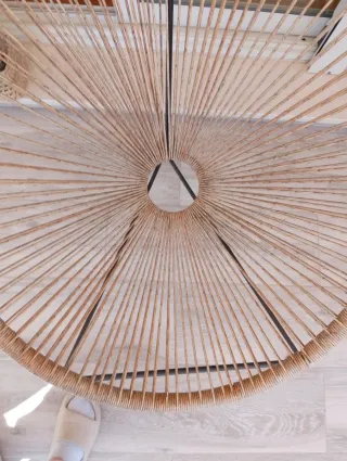 Silla Acapulco Beige/Marrón