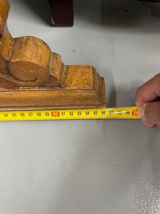 Espejo antiguo madera y cristal