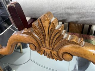 Espejo antiguo madera y cristal